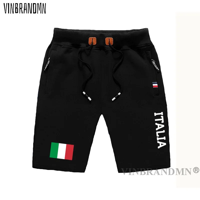 Italy Italia Italian mens shorts beach new men's board shorts flag workout zipper pocket sweat bodybuilding new ITA country tops