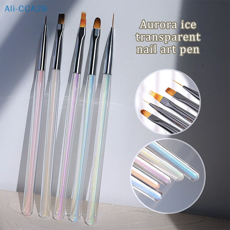 Nail Brush For Manicure Gel Brush Acrylic Liquid Powder Carving Manicure Gel Brush Beauty Carving Gel Brush Tool For Nail Salon