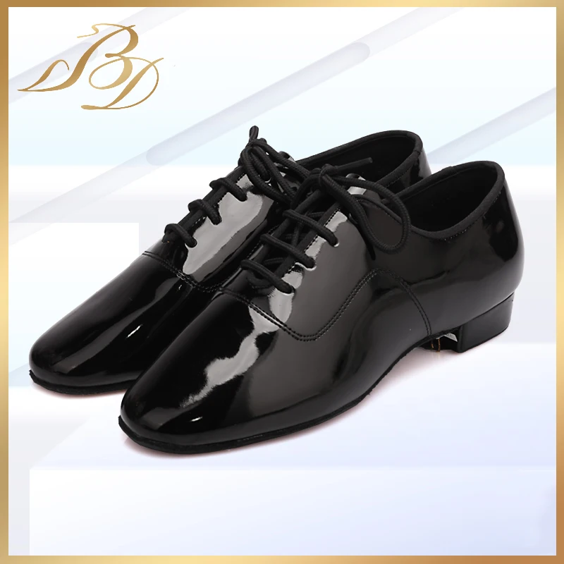 BD Dance Shoes Boys' Ballroom Dance Shoes Flat Heel Children's Waltz Fast Step Soft Soled Training Shoes 702