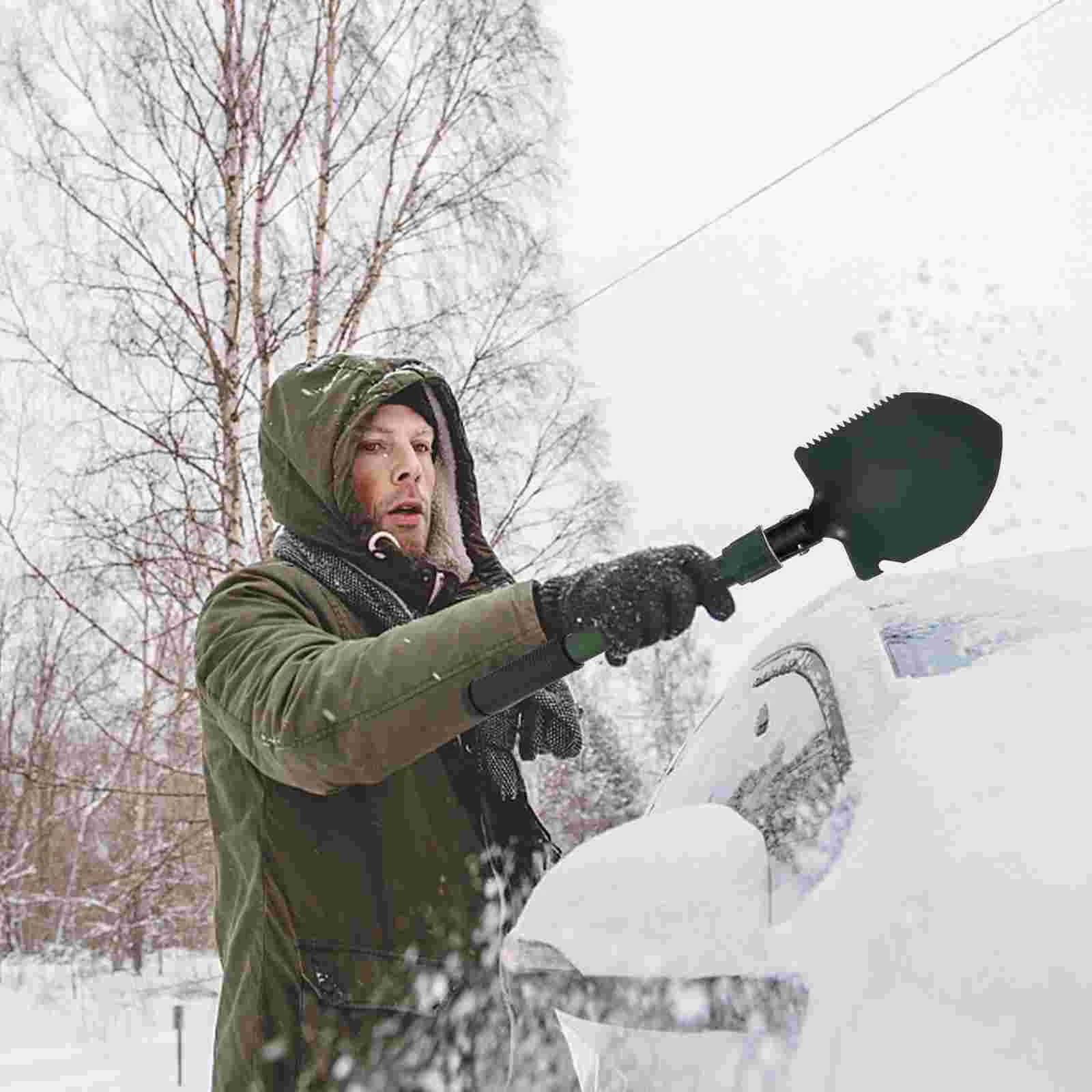 Snow Foldable Ice Mud Removal Tool Portable Winter Trowel Garden Management