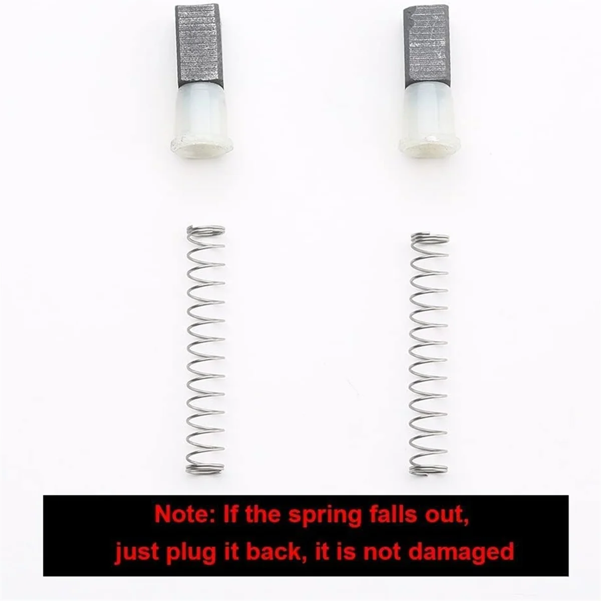 A03R 12PCS Carbon Brush and Spring Assemblies for A5/Classic 76/Classic 97 Hair Clipper Repair Parts Spare Parts