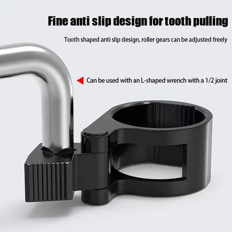 Imagem -03 - Universal Car Inner Tie Rod Wrench Steering Rods Rack Pinhão Remoção Ferramenta de Reparo Caminhão Trailer rv Acessórios Automotivos 2242 mm