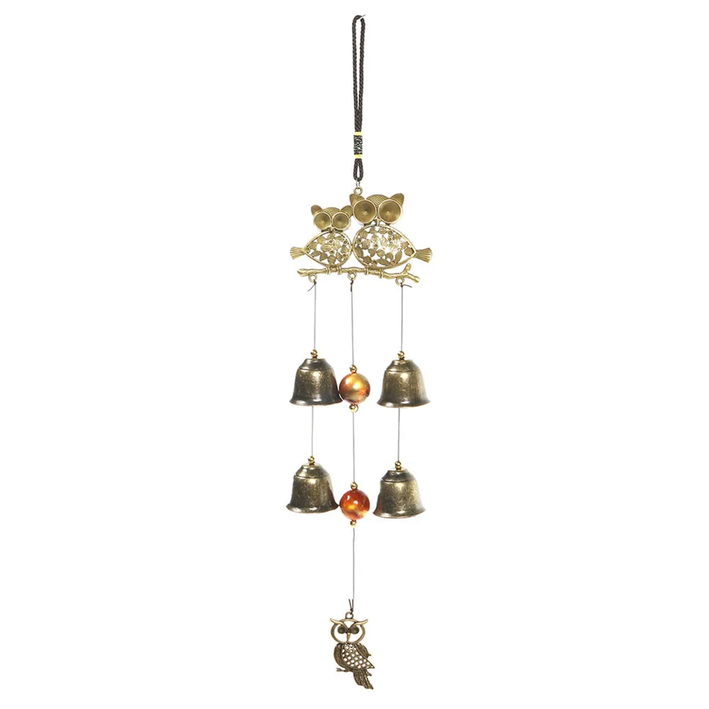 High Quality Long Lasting Practical Brand New Owl Wind Chime Compact Exquisite Gifts Home Lightweight Ornament