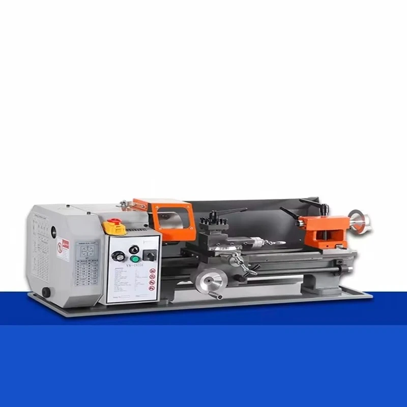 500W Stepless Speed 0-2000RPM, Equipped with Toolbox for Precision Parts Machining，YS-1835A Metal Lathe Machine