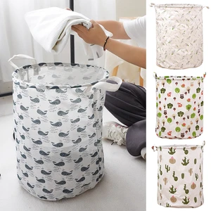سلة غسيل قابلة للطي سلة غسيل ملابس متسخة سلة تخزين لعبة منظم دلو سلال كبيرة السعة حقيبة غسيل يابانية أفضل 6 سلة غسيل للأطفال - رقم 6