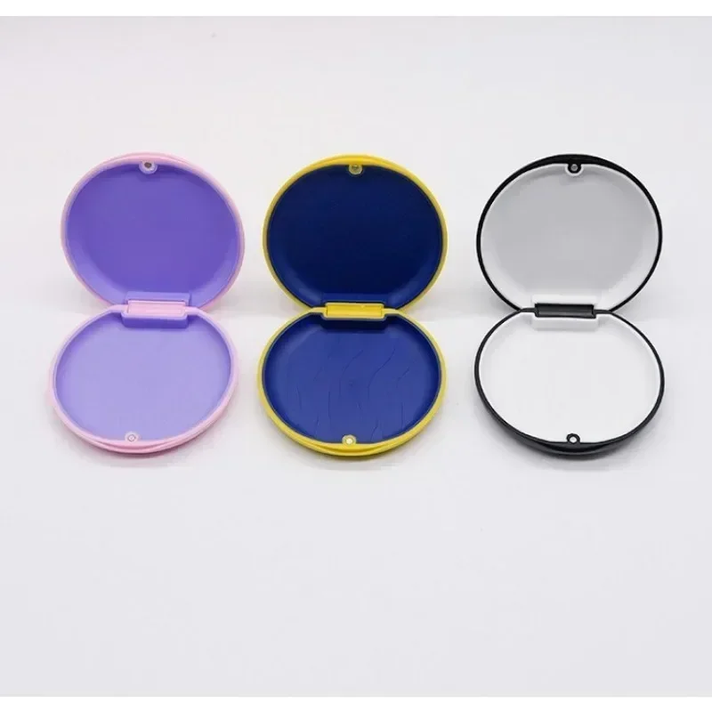 Dental Oral Orthodontic Braces Retainer Magnetic Portable Fake Teeth Box Tooth Case With Mirror Travel Denture Storage Box New