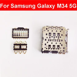 SIM Card Adapter Socket For Samsung Galaxy M34 A53 A536 A54 A546 5G Sim Tray Slot SIM Card Adapter Socket Reader