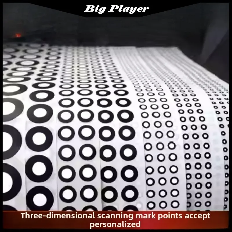 3D Scanner Marking Point Copying Machine Marking Point Matte Black Dot Gom3D Scanning High Reflective Point 10 Thousand