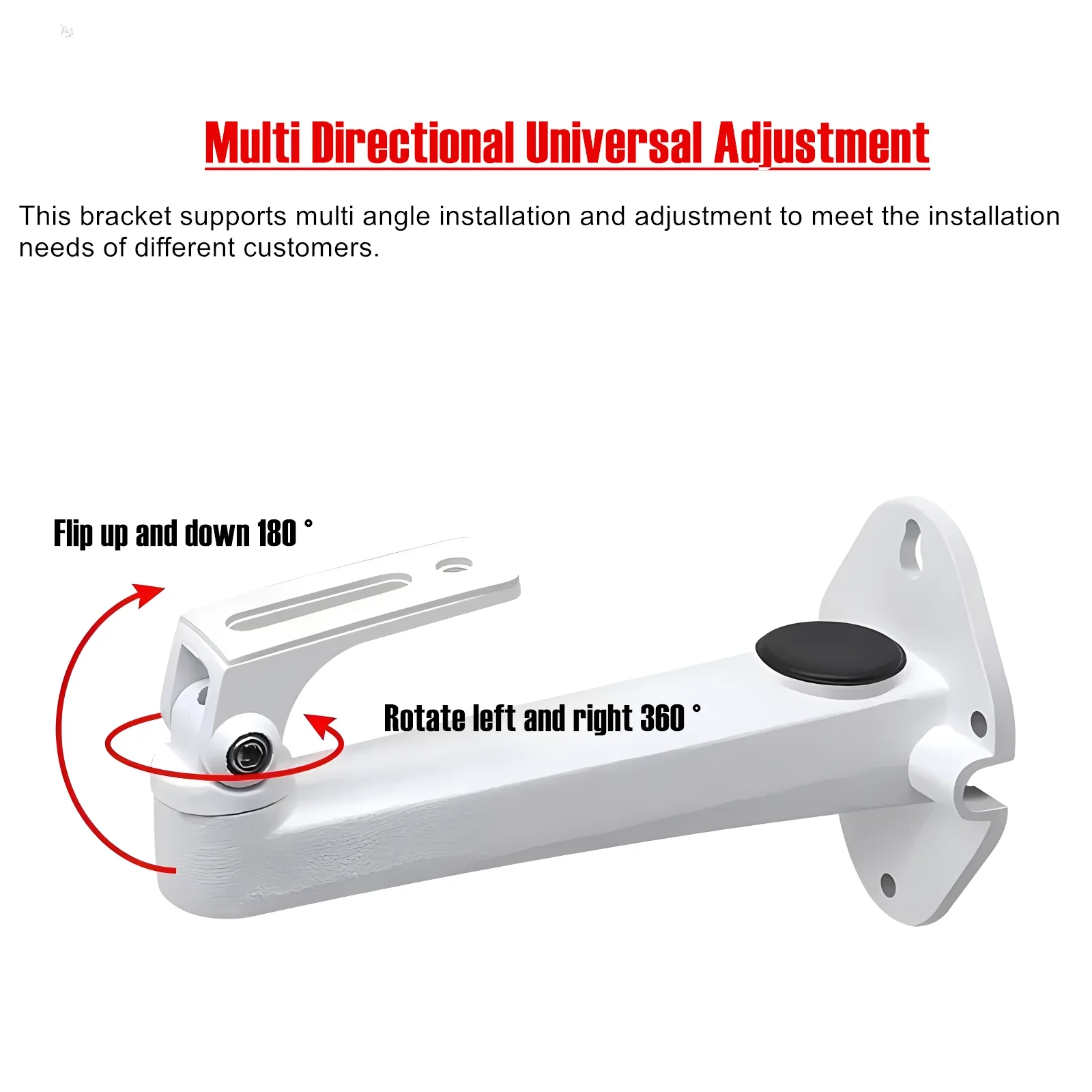 Security Bullet Camera Wall Mounting Bracket Aluminum Alloy Universal Duckbill Bracket DS-1292ZJ for Surveillance Camera System