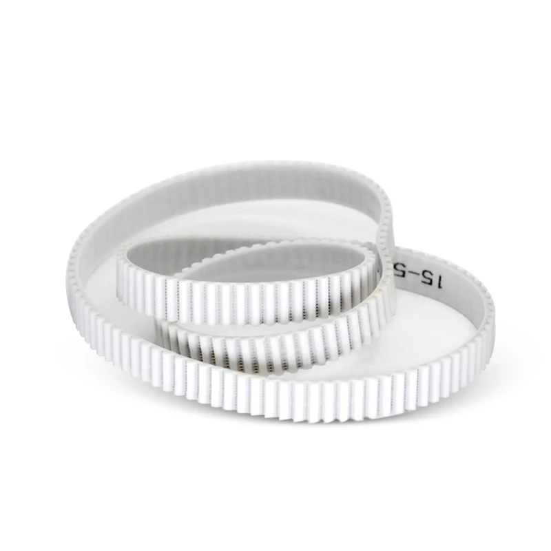 1Pcs Perimeter 3588-3738mm HTD3M PU With Steel Core Timing Belt Width 20mm White Polyurethane Closed Loop Gear Belt