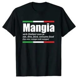 2024 Italy Humor Shirt Brand Design T Shirts Cotton T Shirt for Men Casual Short Sleeve Italian Slang Funny Sayings TShirt