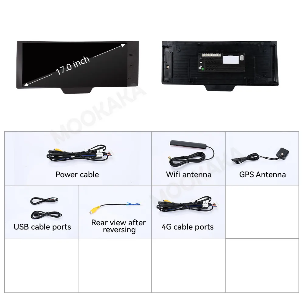 17 بوصة مساعد الطيار شاشة تعمل باللمس ل دودج رام 1500 2500 2013-2018 أندرويد 13.0 سيارة السيارات ستيريو لتحديد المواقع الترفيه مشغل وسائط متعددة