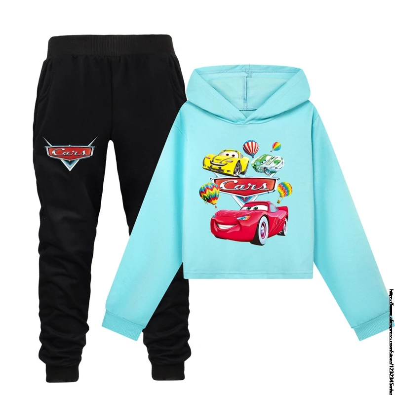 Conjunto de ropa de coches para niños, Sudadera con capucha, camiseta con capucha, traje para niños pequeños, ropa para niñas adolescentes, moda de primavera y otoño, oferta