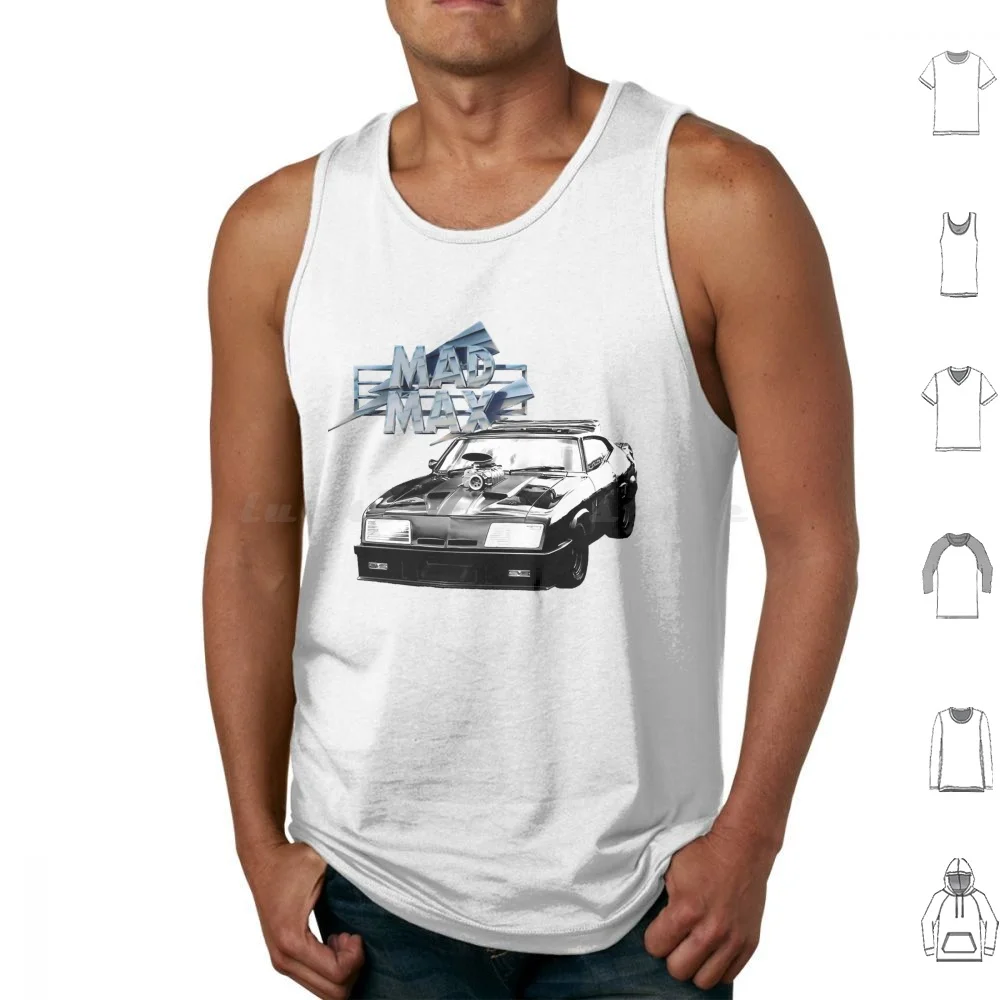 Lover Gifts Mad Max Interceptor Gift For Movie Fans Tank Tops Vest Sleeveless Lover Mad Max Interceptor For Movie Fans
