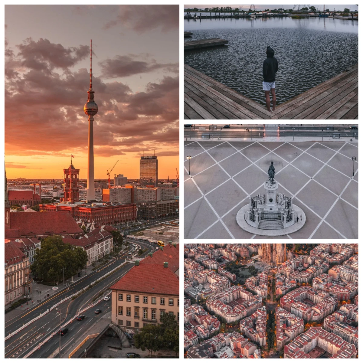 

1000PCS Jigsaw Puzzle,Berlin TV Tower Sunset Educational Games Colorful Puzzles Gifts Home Decor