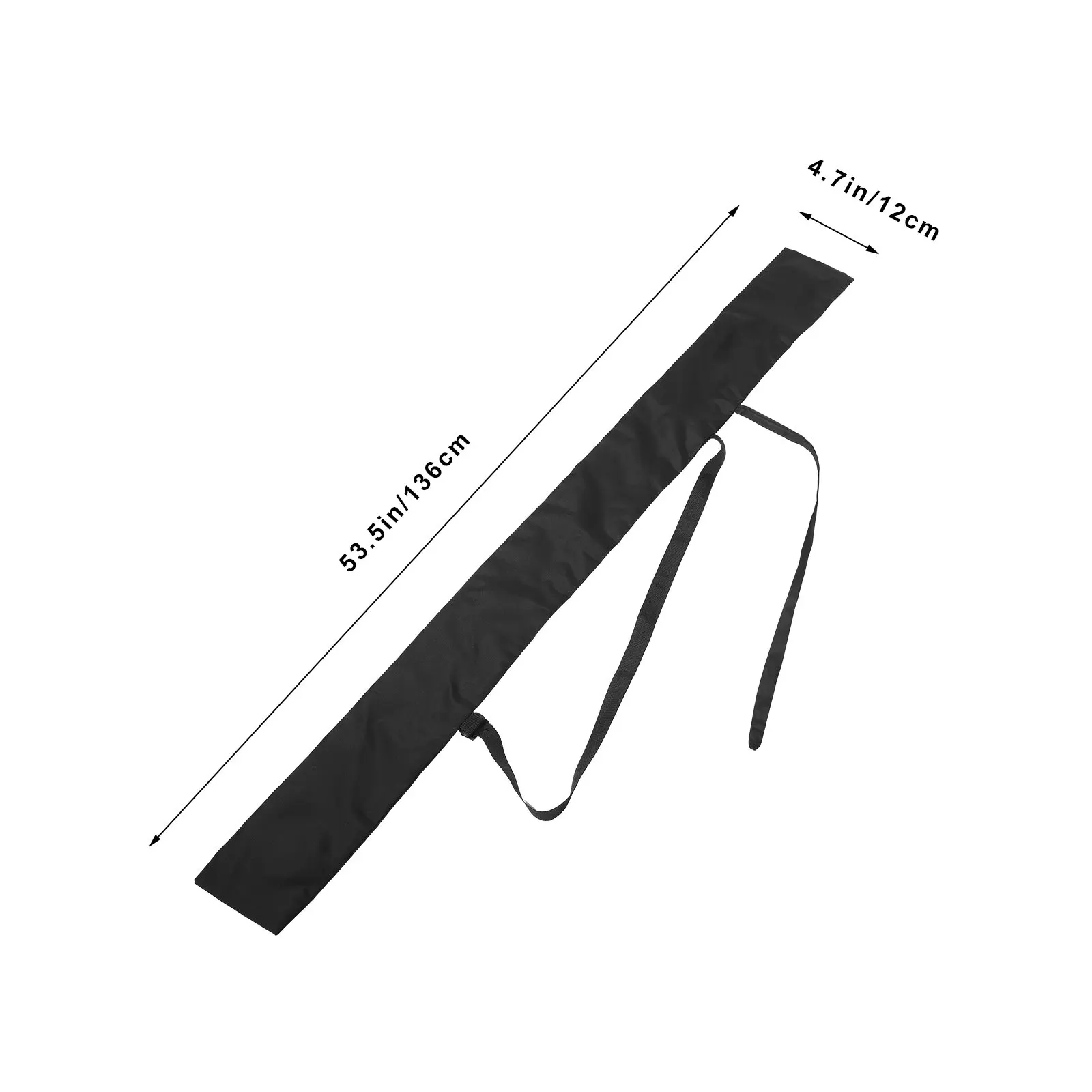 Japanese Style Swords Storage Bag Polyester Long Carry Case Adjustable Strap Rainproof Protective Cover for