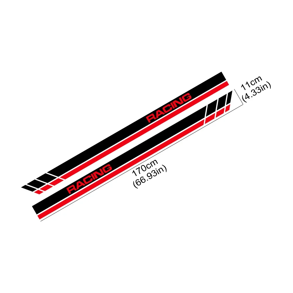 

2PCS Car Door Side Skirt Sticker Decor Auto Exterior Accessories For Hyundai i10 N Line 2007 2008 2009 2013 2014 2019 2023 2024