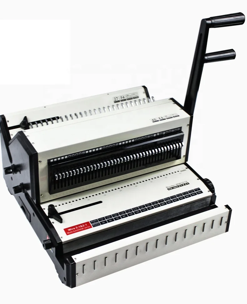 

WW2018 Factory Supply 3:1 and 2:1 Punching and Binding Machine Wire Spirals Coil Calendar Binding Notebook Making Machine