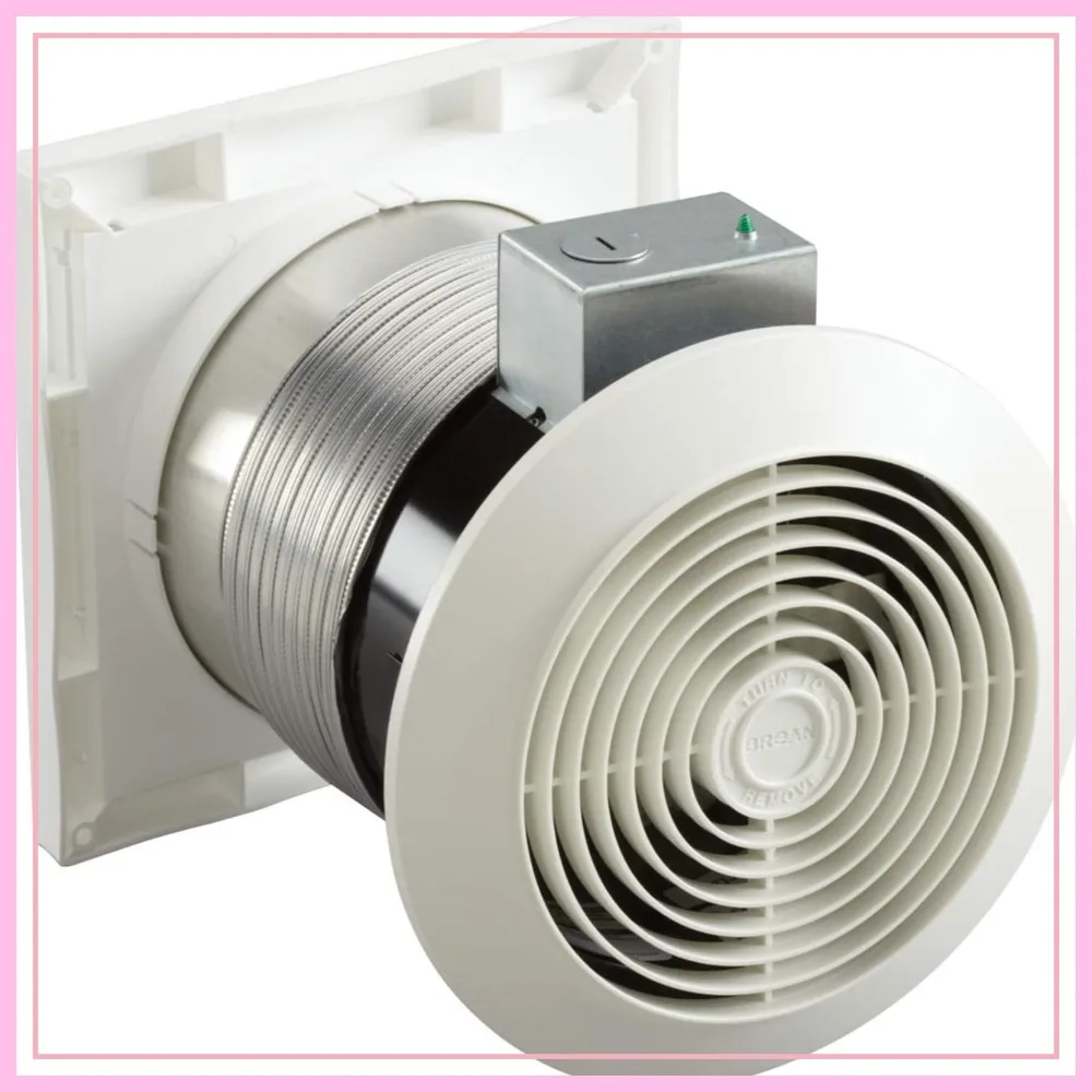 

6-Inch 70 CFM Through-the-Wall Ventilation Fan with White Cover, 6.0 Sones
