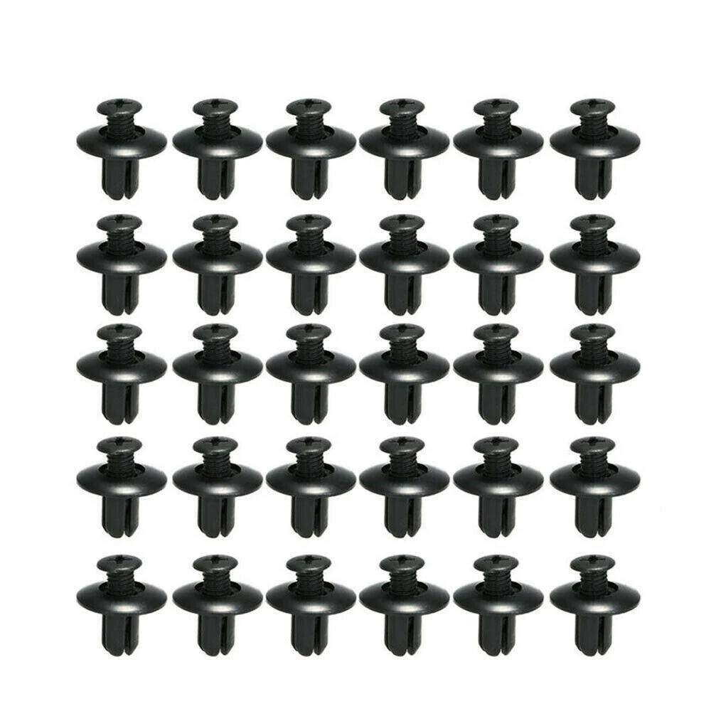 Leading-190 Pcs Car Push Pin Rivet Trim Clips Kit Auto Fastener Plastic Fastener Rivet