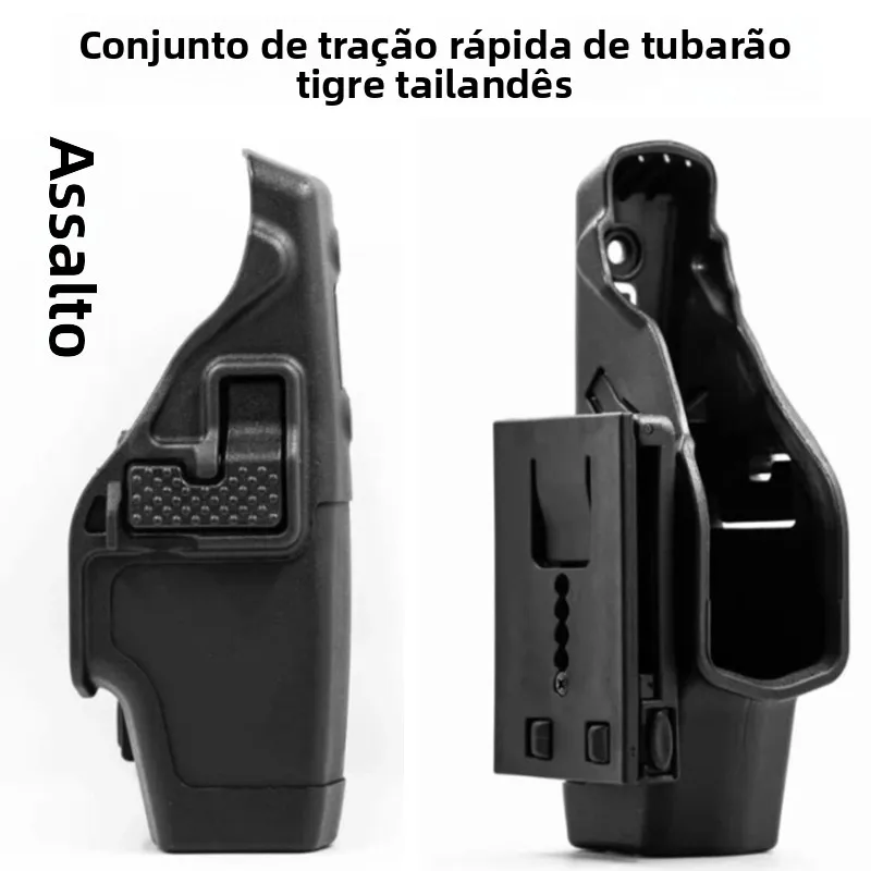 Etui-tactique-exterieur-a-degagement-rapide-en-nylon-plastique-et-acier-pour-pistolet-taser-motif-requin-adapte-aux-forces-speciales-et-aux-figurines-d'action