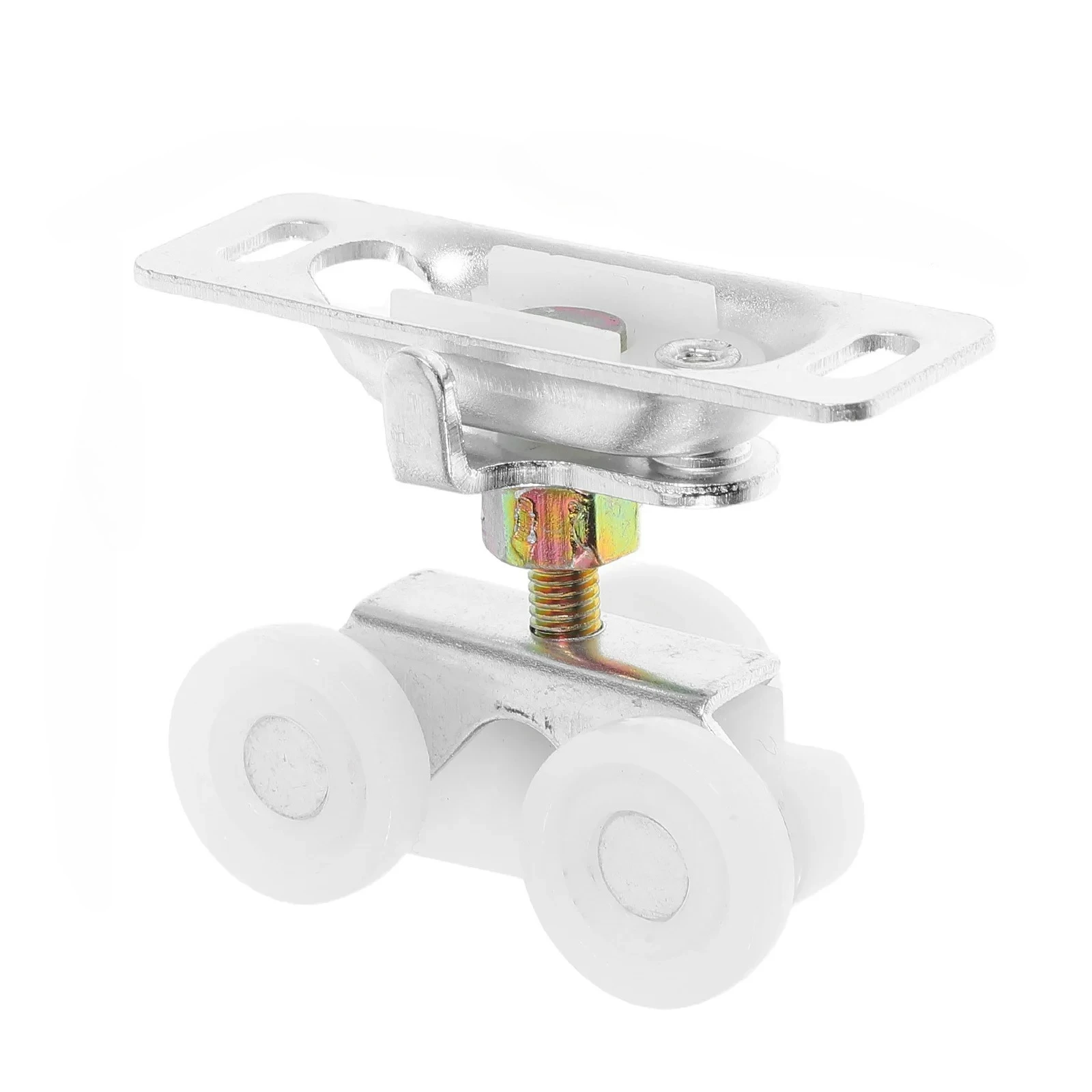 العالمي انزلاق الباب الأسطوانة عدة السلس هادئة دائم الصلب قوس استبدال عجلات ل RV تخييم خزانة جيب أبواب الحظيرة #3