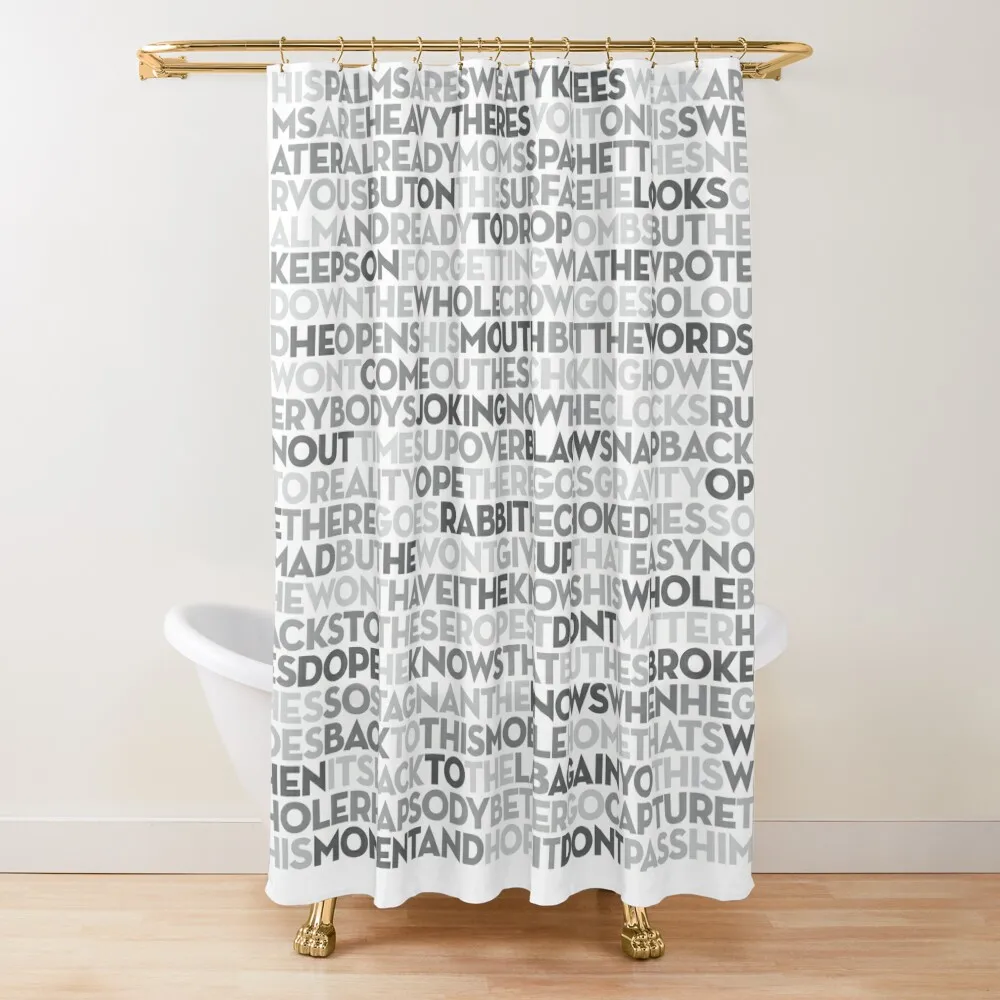 

Lose Yourself - Eminem v.3 Shower Curtain Bathroom And Shower Anime For Luxury Curtain