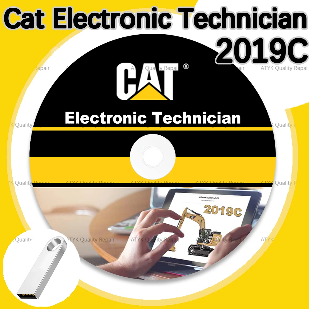 

Cat Electronic Technician 2019C Scanning tool Repair interface Diagnostic interface Cat 2019C Car Repair obd2 scanner tuning VCI