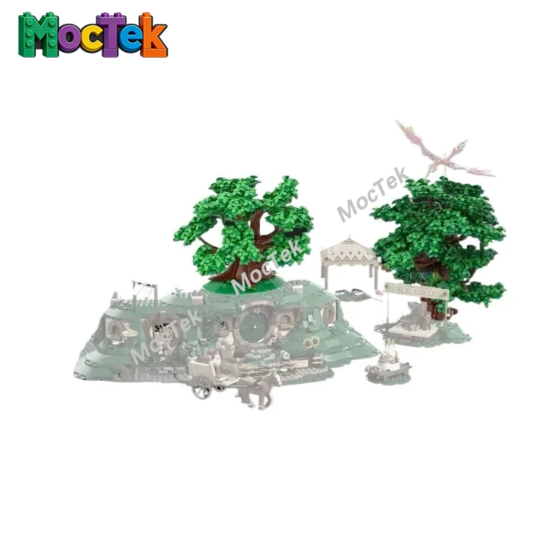 

Rivendell Expansion MOC Bricks Elven Forest 10316 Architecture Extension Assembly Building Blocks Set