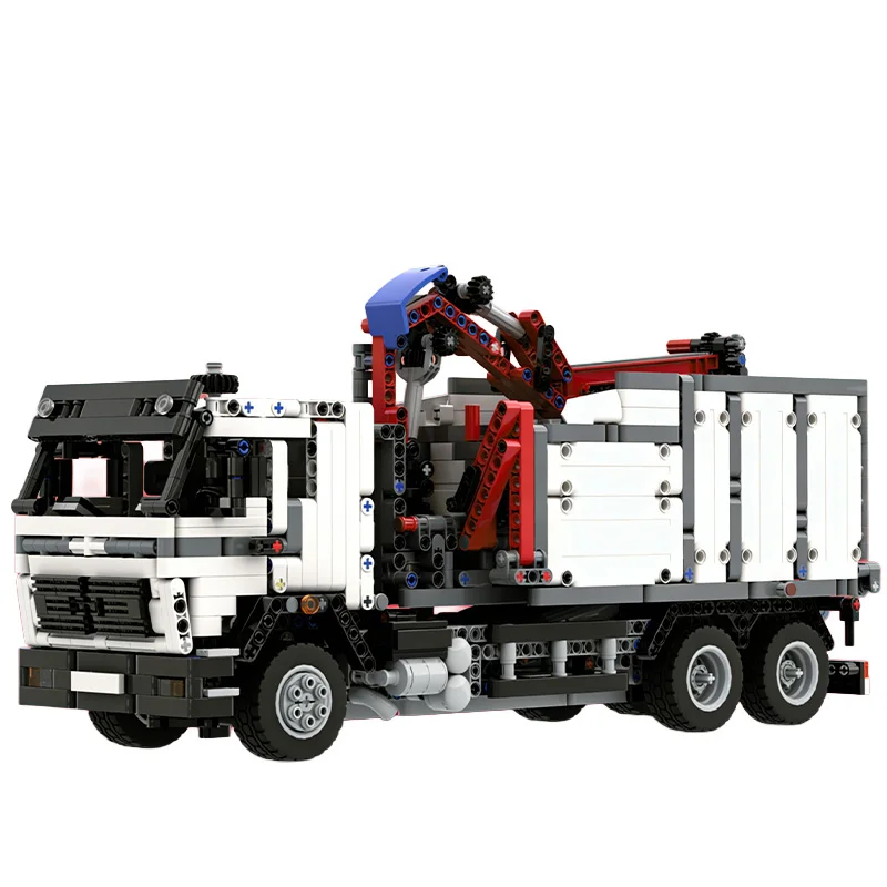 2229 Pezzi Set di Costruzioni Modulari Personalizzabili con Gru e Container, Modello Tecnologico DIY, Regalo di Natale