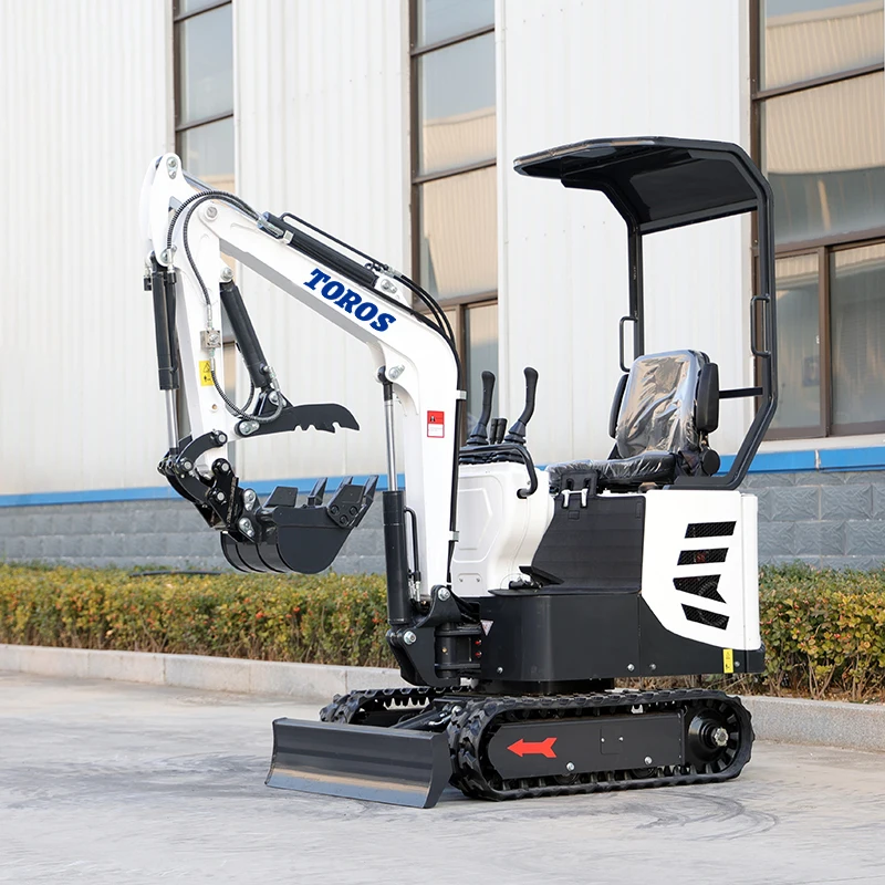 Goede Kwaliteit Bouwgraafmachines Landbouwhaak Machine 1ton Micro Crawler Graver Kleine Graafmachine Aanpasbaar