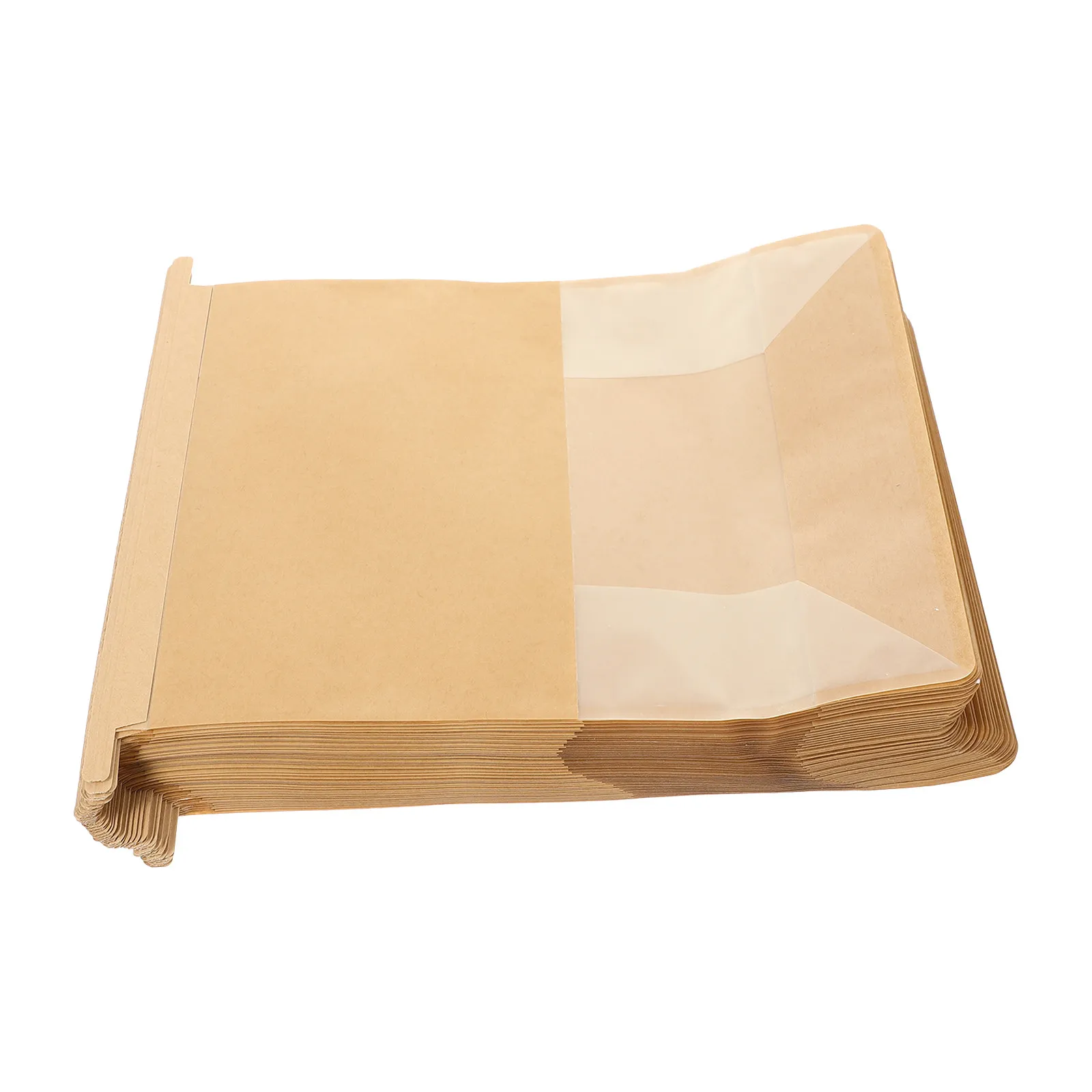 Paquete de 50 Bolsas para Empacar Tostadas, Bolsas para Galletas de Gran Capacidad, para Galletas Caseras, Pasteles, Pan, Papas Fritas, Palomitas de Maíz, Autosellables