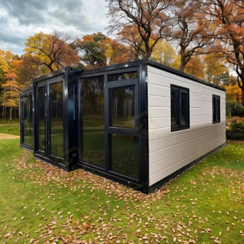 Prefabricated Granny Flat Exporter Portable Two Bedroom Folding Container House With Waterproof