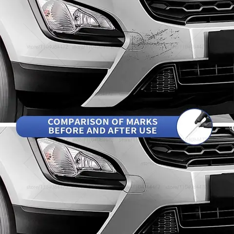 Billackreparationspenna för 2013-2025 FIAT 500E Lackreparationstillbehör 4 st Svart Vit Grön Guld Blå Röd Grå 8 best sales 500 öre - №1