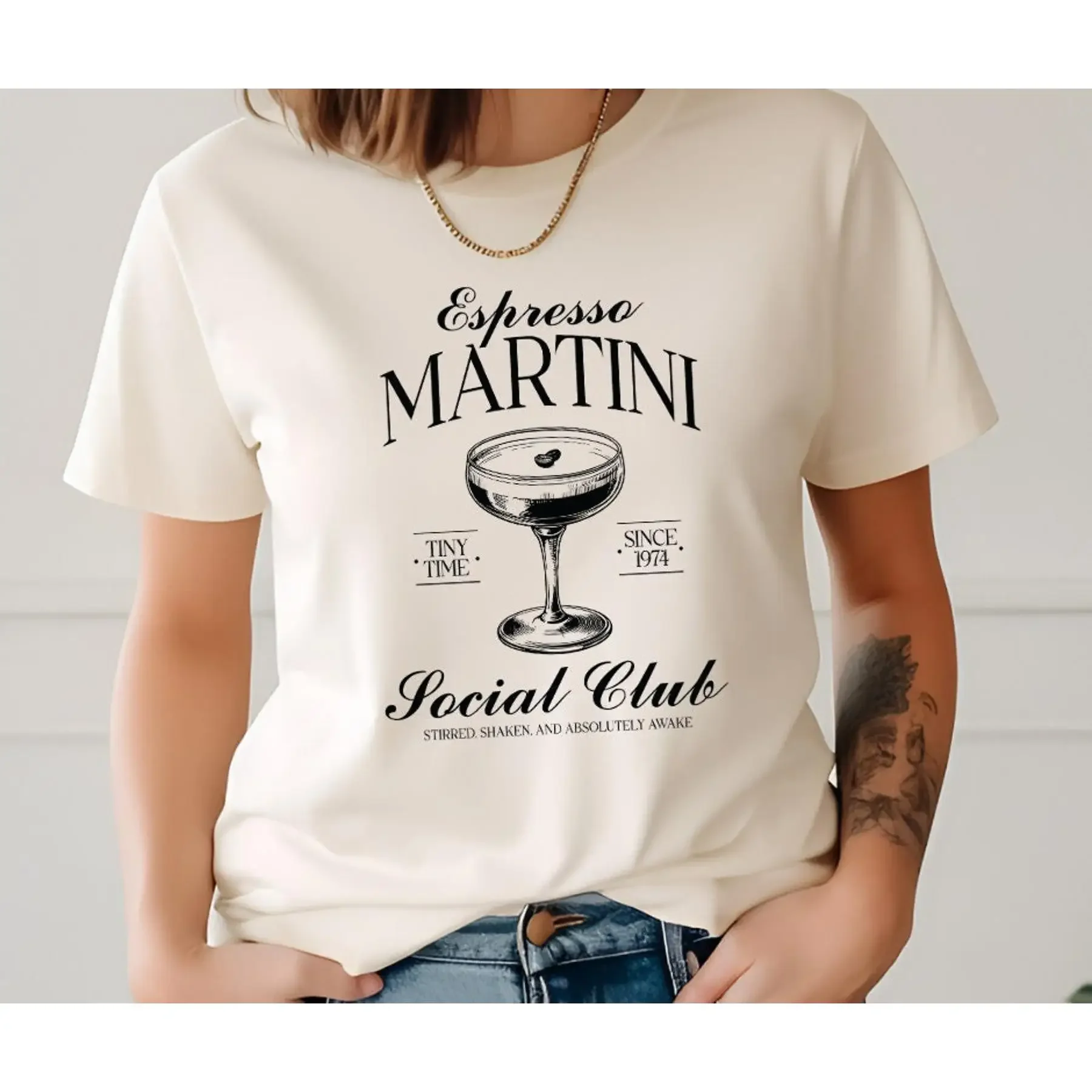 

Comfort Colors T Shirt Espresso Martini Club Girly Coquette Matching Cocktails 21st Bachelorette 50 Boxy Soft 258