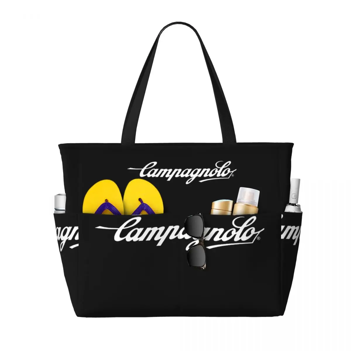 

Campagnolo 2 Beach Tote Bag Sport Gym Yoga Duffle Large Tote Bag Women Travel Bag Fitness bag