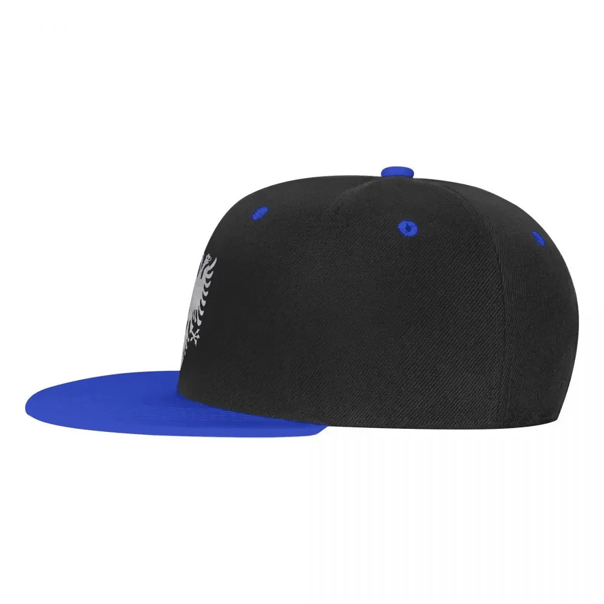 Topi bisbol Punk stress, topi Baseball Hip Hop puncak kepala elang ganda Albania Musim Semi