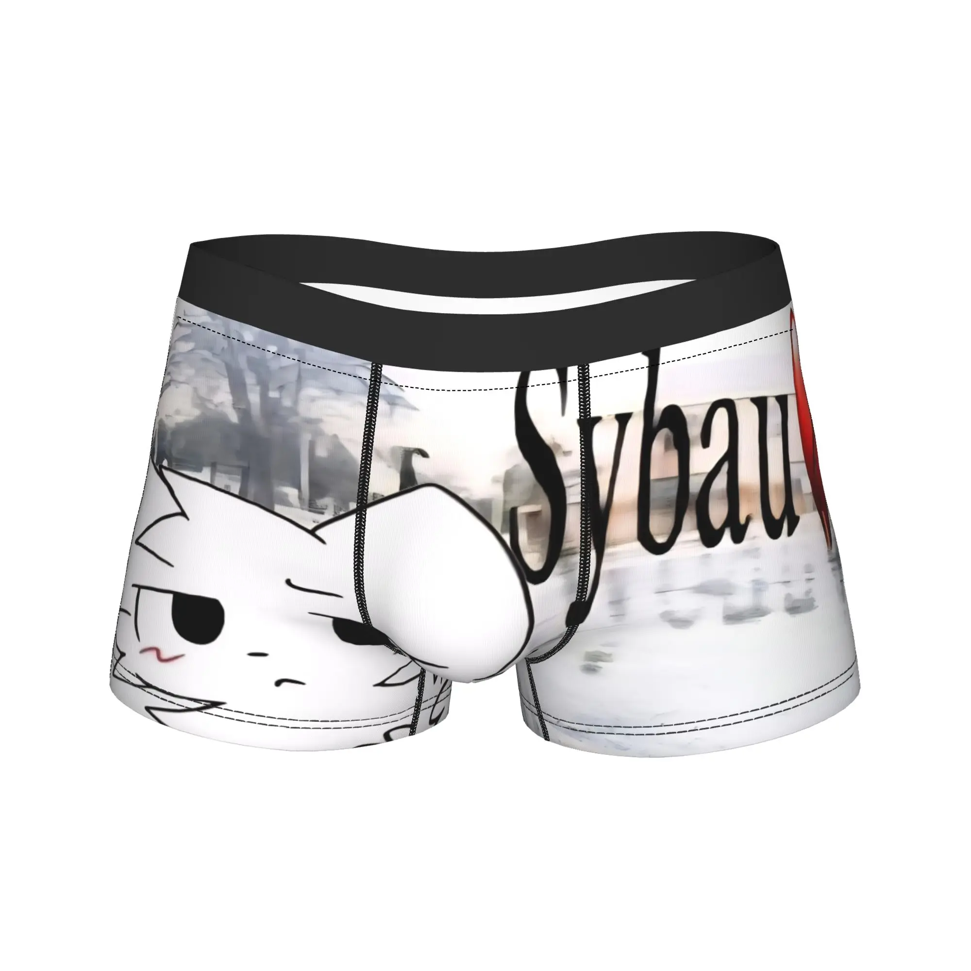 Boykisser Cat Merch Boxers Shorts Novelty Underwear  Boxer Briefs Gag Gift For Man