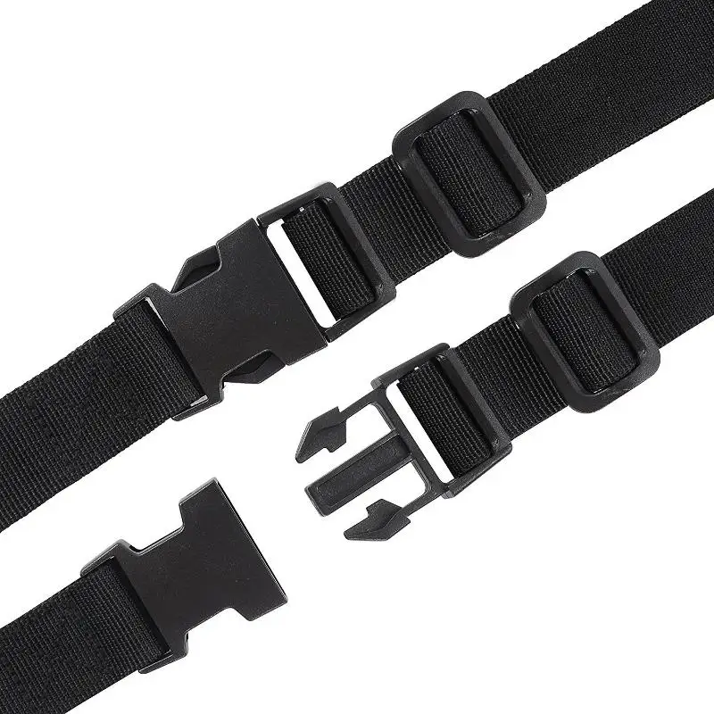 Picture 3: 4 M Nylon Webbing Strap Band With Flat Side Release Buckles Tri-Glide Slides For DIY Luggage Strap And Backpack Buckles And Stra