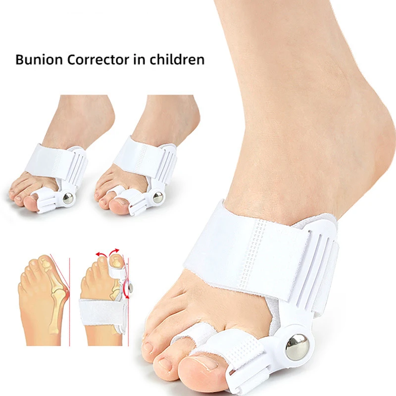 

Adjustable Thumb Valgus Corrector Bigfoot Bone Overlapping Toe Splitter Separator Bunion Corrector For Kids Day Night Use