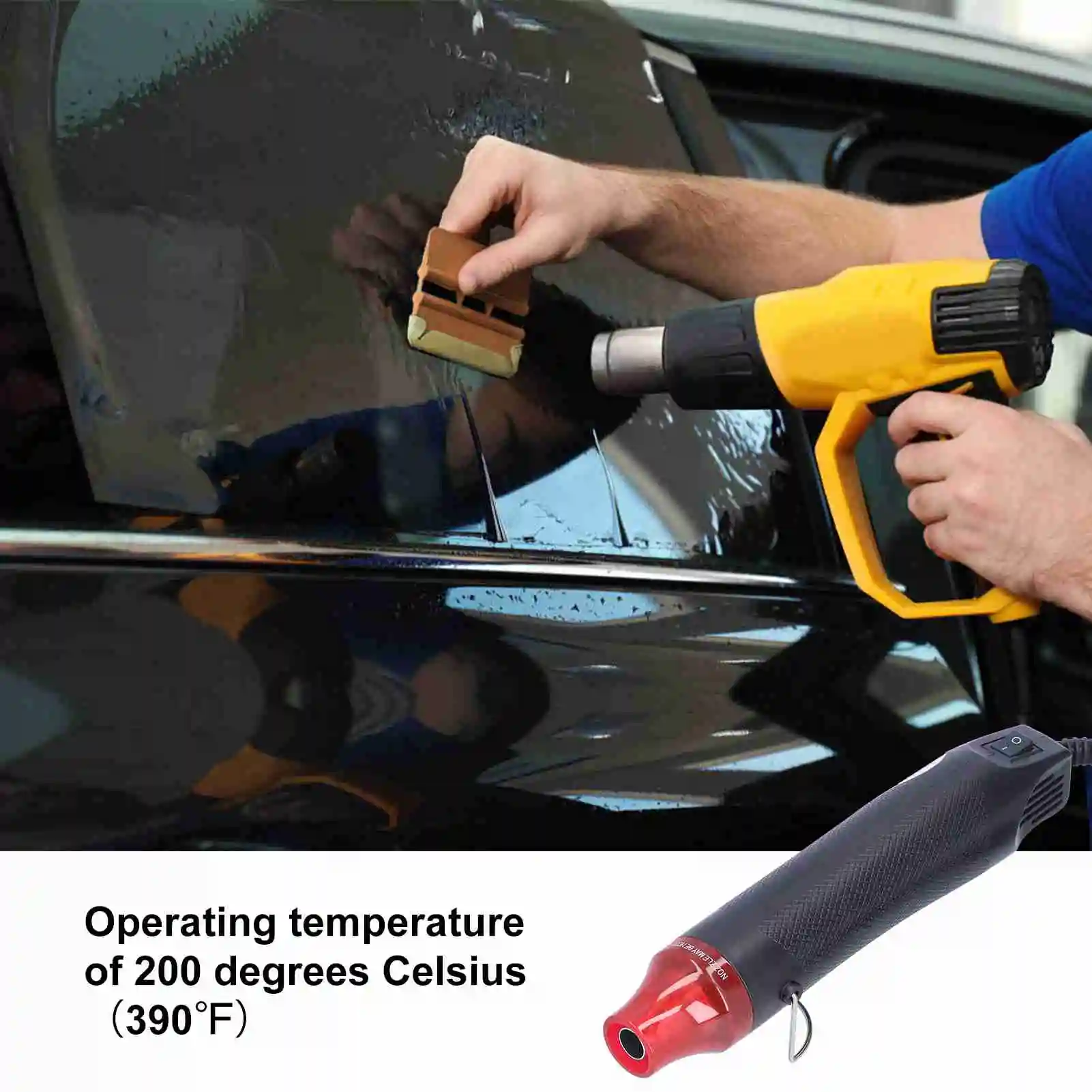 

Heat Gun Portable Heat Gun Mini Heat Gun Mini Heat Gun Portable Convenient Sturdy Efficient Handheld Hot Air Gun for DIY
