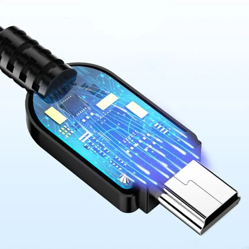 270b 80cm Sạc nhanh Dữ liệu USB Dòng cáp USB mini cho loa và nhiều màu đen hơn