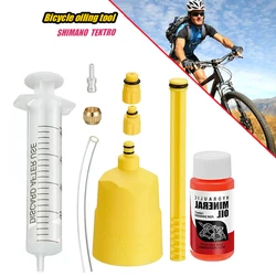 60ml Mineral Oil Bicycle Brake System Bleed Kit Tools Road and Mountain Dual Use durable for SHIMANO TEKTRO Avid Series