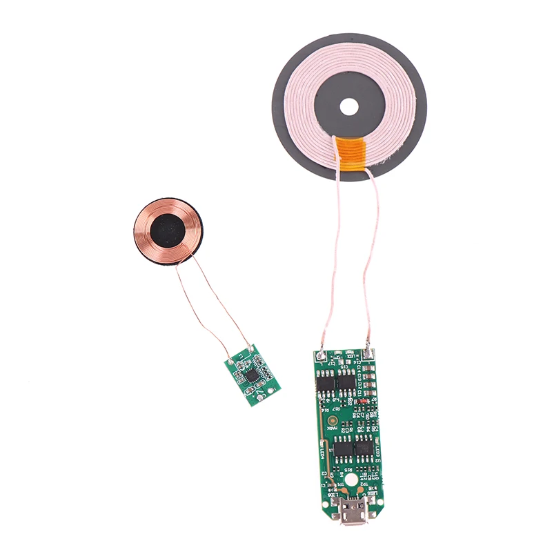 ユニバーサルポータブルqiワイヤレス充電器,PCB,リレーモジュール,回路基板,1x,15W