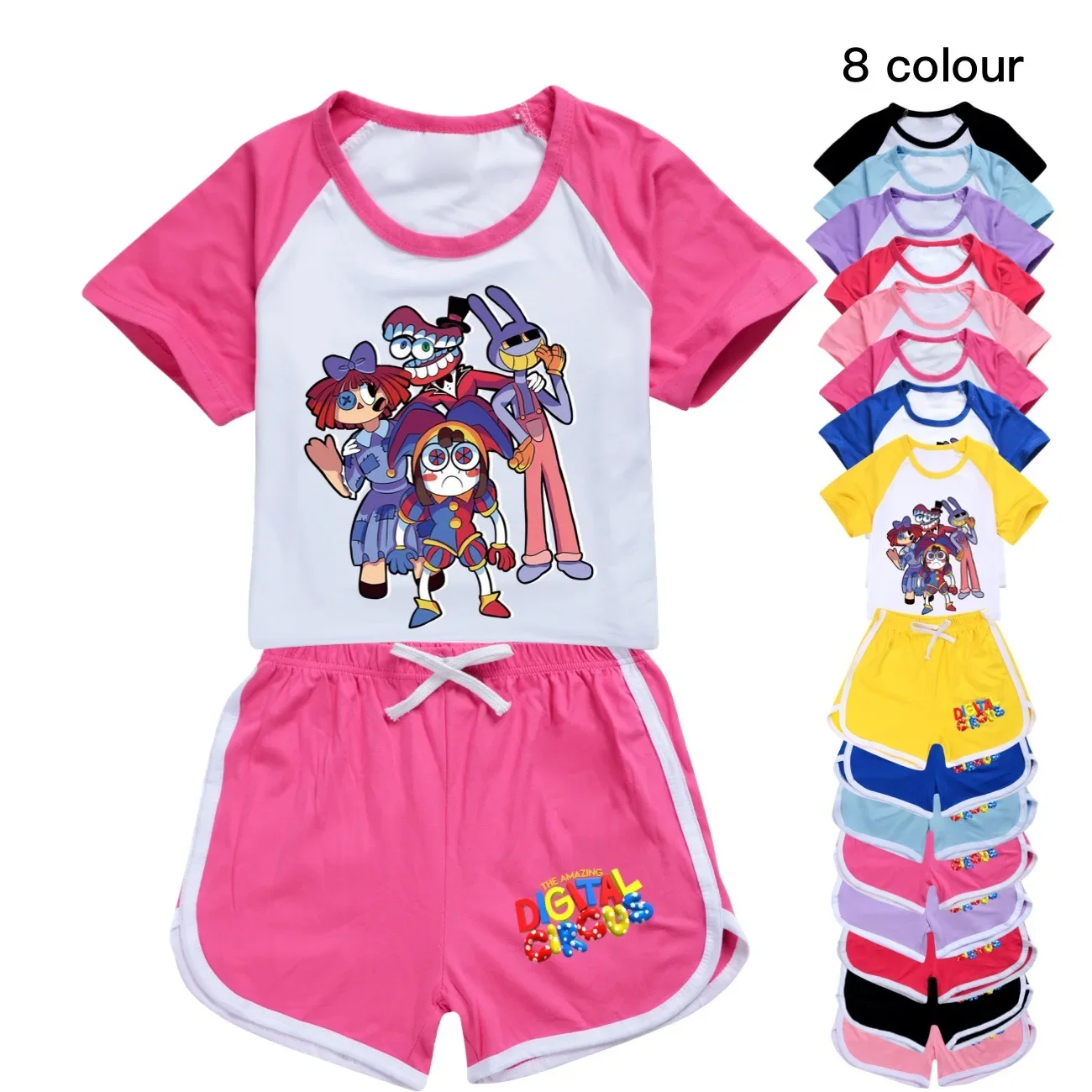 

Girls Tracksuit Teenage Girls Clothing Amazing Digital Baby Boy Clothes Set Sports Two Piece Set Summer Birthday Outfit 2924