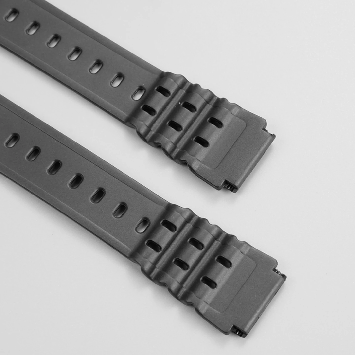 19mm Waterproof silicone rubber Strap For Casio FORESTER FT-500WC AW-80V W-89H Retro Male Female Student Rubber Watchband black