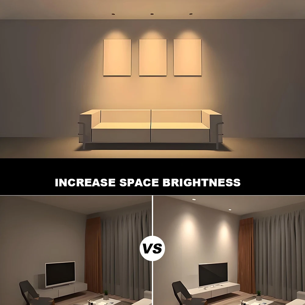 Led Downlight 220V Ceiling Spot Lamp 5W 9W Down Light Surface Mounted Panel Lighting Kitchen Fixture For Room Home Kitchen