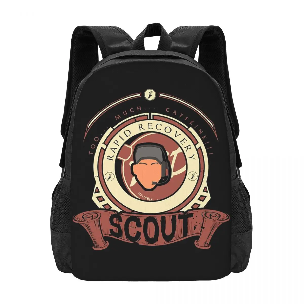Scout - Red Team Backpack Hot Sale Daypack Large Capacity Boys Girls BookBag School Bag Shoulder Bags for Men Women