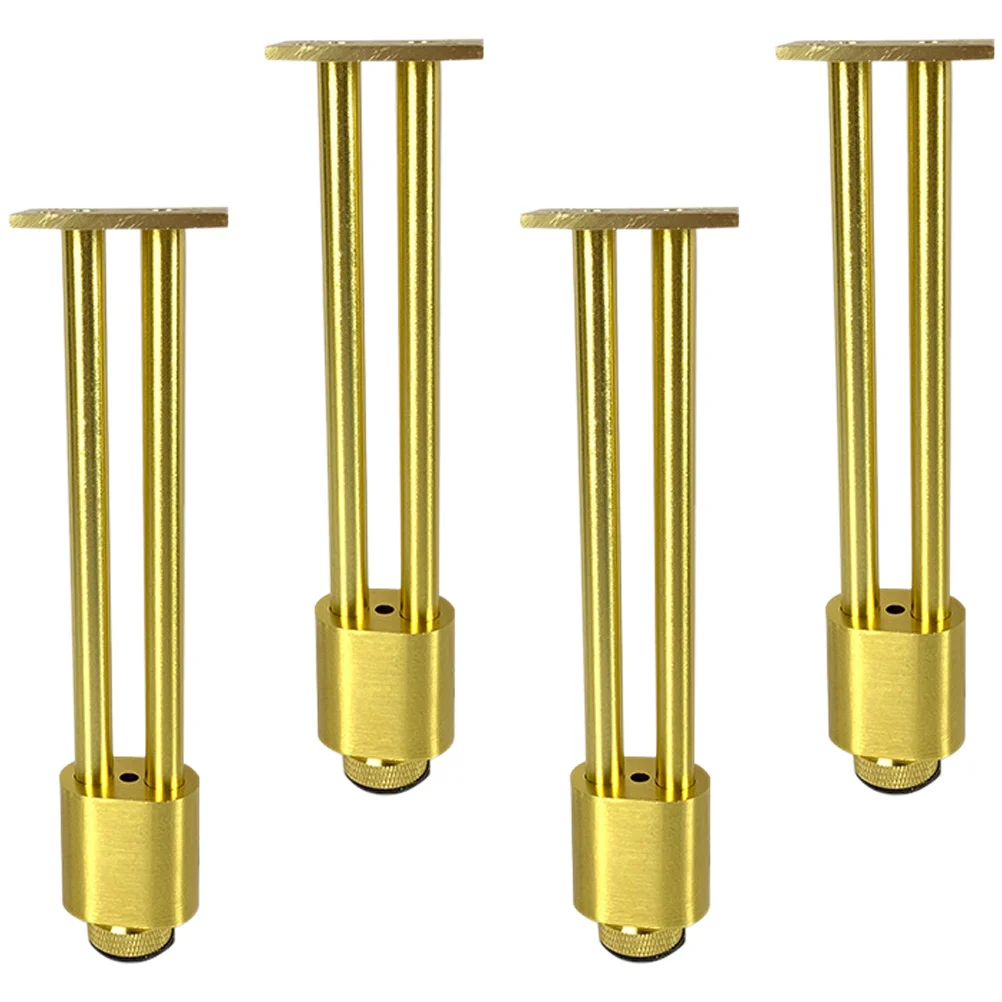 4 Pcs Bathroom Cabinet Support Legs Bedside Table Furniture Renovation Metal Adjustable Feet Aluminum Alloy
