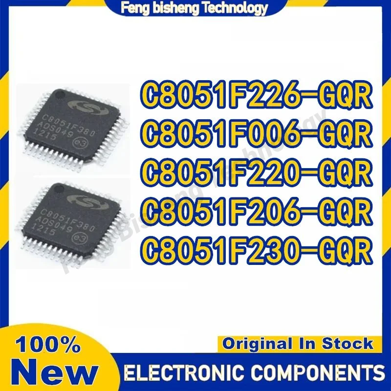 

C8051F006-GQR C8051F206-GQR C8051F220-GQR C8051F226-GQR C8051F230-GQR C8051 QFP-48 IC Chip 100% New Original in stock